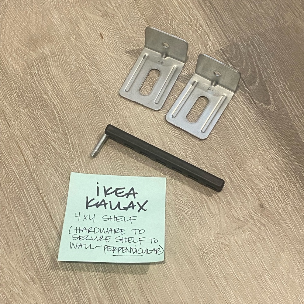 IKEA KALLAX Mounting Pieces, Spare Parts, and Tool (FOR 4X4 SHELF UNIT)